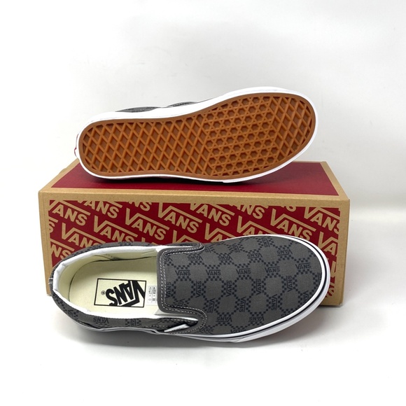 VANS Classic Slip On Sneaker Canvas Pewter Skate Shoe Low Women Size VN0A7Q5DPWT - Picture 3 of 10